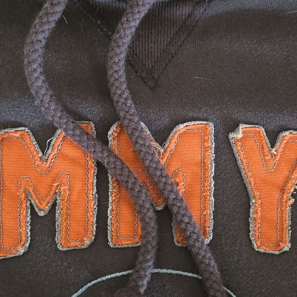 hoodie top long sleeve logo print Small Jimmys Unisex Comfy Bar Y2k Long Sleeve - Picture 10 of 16